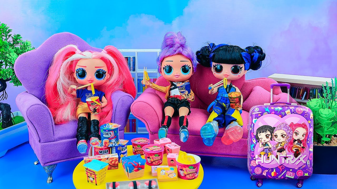 Dolls KPOP Demon Hunters Morning Routine! Getting Ready for the K-Pop Concert