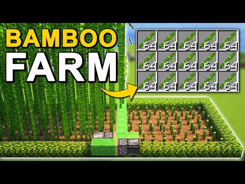 The BEST Bamboo Farm Flying Machine in Minecraft 26.3+ (Tutorial)