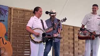 Video thumbnail of "US Navy Bluegrass Band with Jerry Douglas - Cherokee Shuffle - Grey Fox 2022"