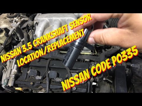Nissan Maxima 3.5 Crankshaft Position Sensor Replacement P0335