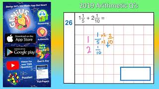 2019 Arithmetic Paper 1 Q26 KS2 SATS
