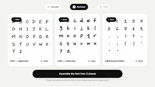 Handwriting to Font AI Generator [85/100]] screenshot 5