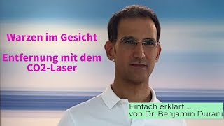 Warzen Und Altersflecken Im Gesicht, Entfernung Mit Dem Co2-Laser