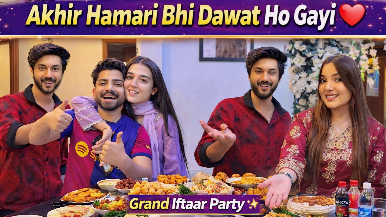 Zaraib Kay Ghar Grand Iftaar Party 🍽️🌙 | Akhir Hamari Bhi Dawat Ho Gayi 😍 | @RabeecaKhan |