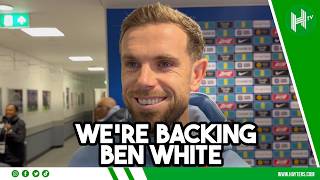 We Support Ben White Against The Boos Jordan Henderson England 1-1 Uruguay