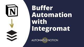 Automate Notion Content Scheduling with Buffer and Integromat
