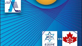 Europe vs Canada | 21st Maccabiah Open Mens Hockey Game 2 HIGHLIGHTS