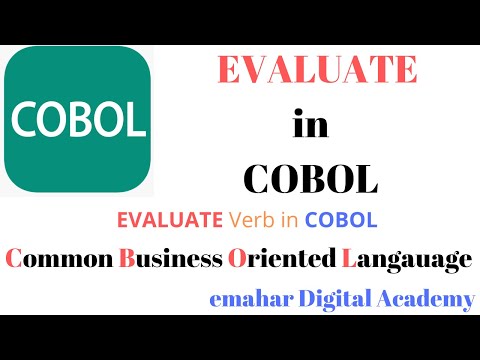 EVALUATE Verb |COBOL