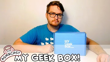 ASMR My Geek Box October 2015 (Binaural 3D) Monthly Mystery Box Unboxing & Review