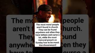 Morality doesn't have a "look." #preachingtruth #relatable #love #church #jesus