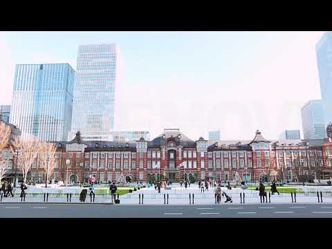東京駅丸の内口駅舎の無料HD動画素材サンプル【sample m0165】