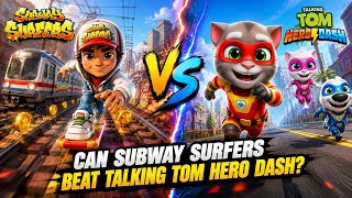 Subway Surfers City vs Talking Tom Hero Dash! 😱 Which Game Wins?  screenshot 1