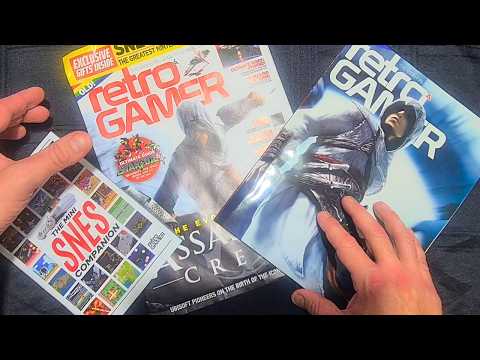 ASMR | 未開封のレトロゲーマー誌を開封・チェック | ロンドン訛りのウィスパーボイス