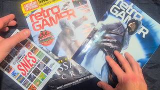 ASMR | Unpacking & Inspecting a Sealed Retro Gamer Magazine | Soft Spoken London Accent screenshot 2