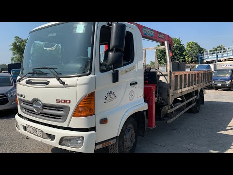 Video Bán Hino 5T 2017 Gắn Cẩu unic 360 3 Tấn 3 Khúc Thùng... - youtube