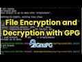 File Encryption and Decryption with GPG on Windows