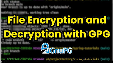 File Encryption and Decryption with GPG on Windows