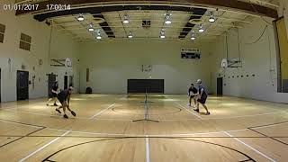 Groton Community Center Pickleball--Nawab Masters/Nick Polizzi vs. Paul Kelleher/Cameron Daly