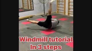 Windmill tutorial in 3 steps #bboy #bboys #bboying #bboyworld