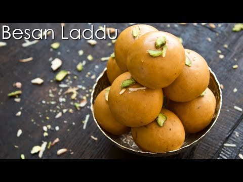 Besan Laddu Recipe | Besan Ke Laddoo | Homemade Besan Ladoo ~ The Terrace Kitchen