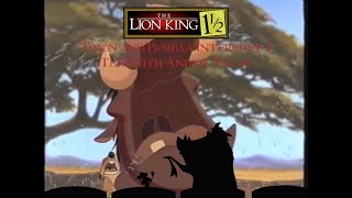 Official Timon And Pumbaa Interrupt 2 The Lion King Ii Simbas Pride 26Th Anniversary Special