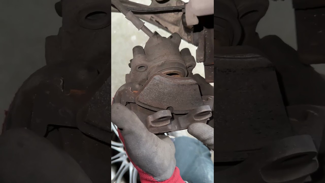 rusty brakes on this BMW 
