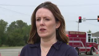 RAW INTERVIEW: Edmond police give preliminary information after bicyclist killed in crash