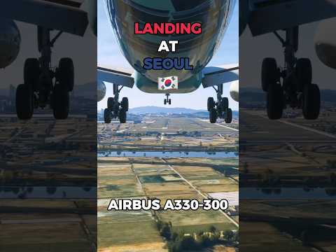 Landing At Seoul 🇰🇷| Flight Simulator 2024 #aviation