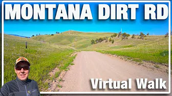 Montana Treadmill Walk: Scenic Willow Creek Road | Wildflowers & Mountain Views
