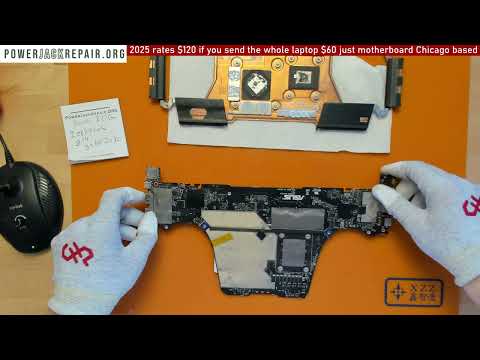 ASUS ROG ZEPHYRUS G14 GA402RK laptop charge port power jack repair fix socket input port connector