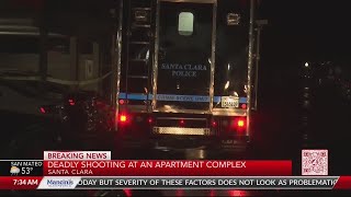 Deadly shooting at Santa Clara apartment complex