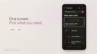 Listen to books, PDFs and articles — text to speech on your phone, offline