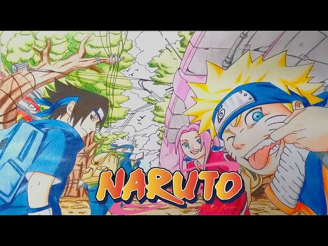 Speed Drawing - Sakura / Naruto / Sasuke 