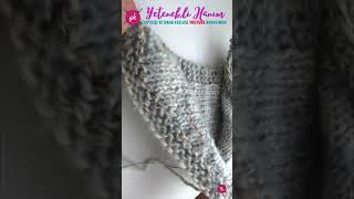Artirma Azaltma Yok Kolay Salaş Yelek Modeli Knit Easy Vest