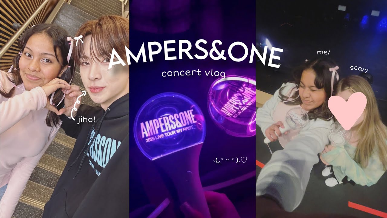 AMPERS&ONE CONCERT VLOG! 🎵|| VVIP 2025 ‘My First_’ Tour in Charlotte ₊˚⊹♡