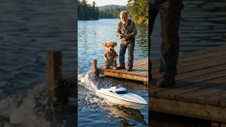 Fired From a Solar Panel Shop Became a Toy Boat Hero!🐶⛵✨ #shorts #viral #emotionalstory#ai #trending