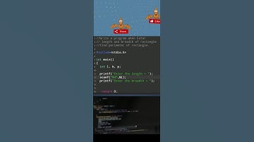 C language | Find Perimeter of Rectangle in C | coding | Programming | #shorts #programming