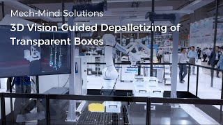 Mech-Mind’s Application: AI+3D Vision-Guided Depalletizing of Transparent Boxes screenshot 3