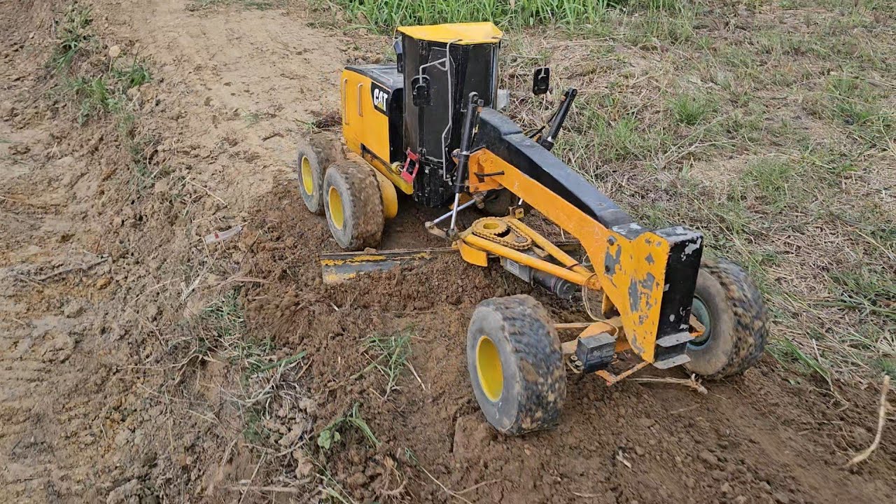 (Ep3)​ Road Construction Grader Cat 14M Excavator Hitachi​