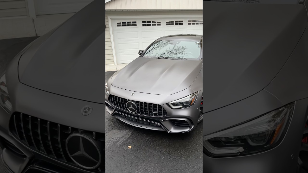 Капот AMG GT63 обтянут в тёмно-серый атласный цвет! 🔥👌🏼 