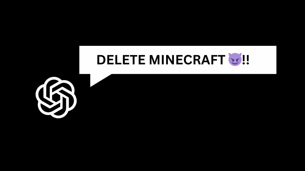CHATGPT Controls This MINECRAFT Video