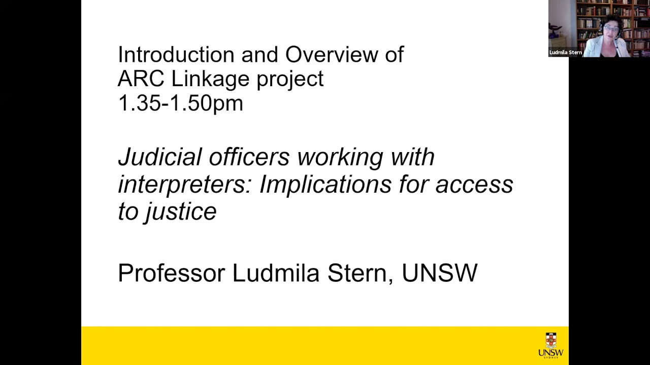 UNSW Legal Symposium 2021 YouTube