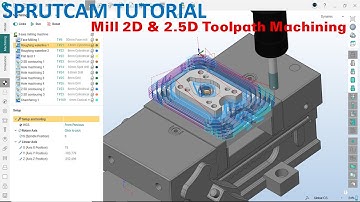 SprutCAM Tutorial #195 | Mill 2D & 2 5D Toolpath Jig Machining