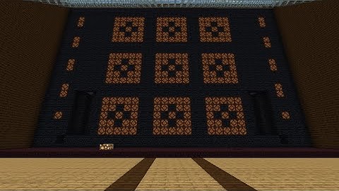 Full Redstone Tic-tac-toe Board in minecraft