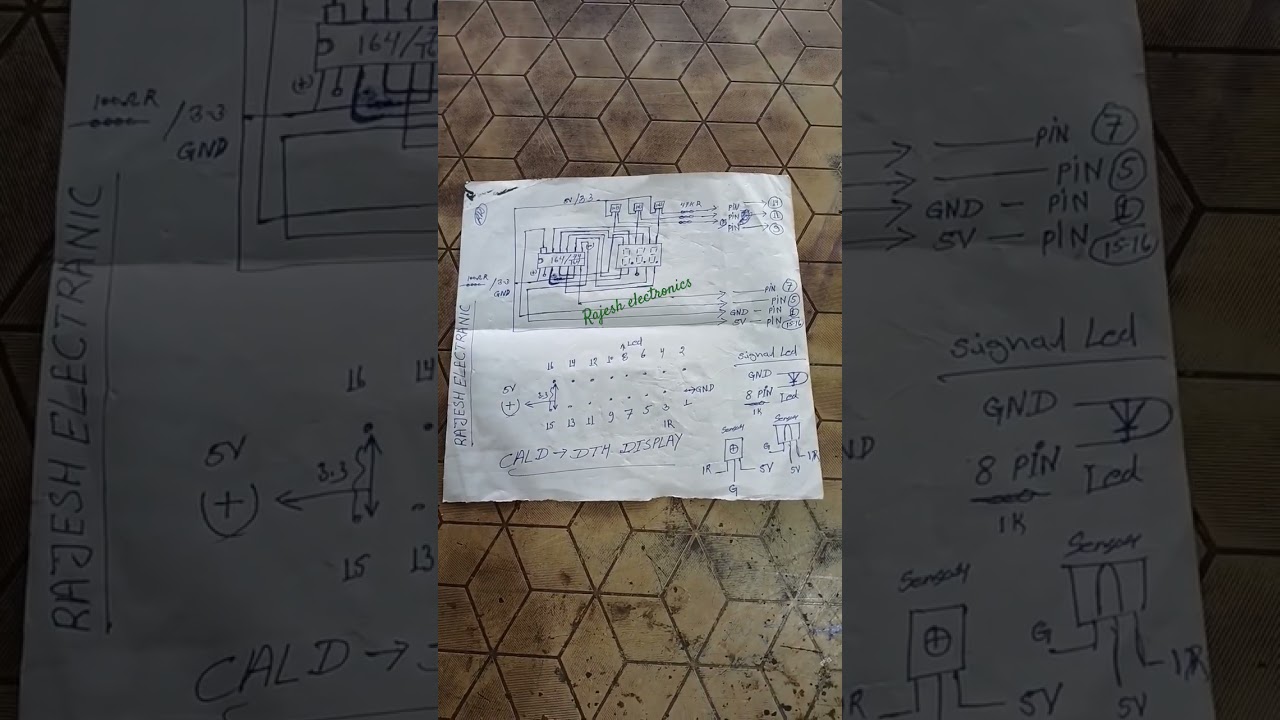 Dth receiver display panel circuit diagram