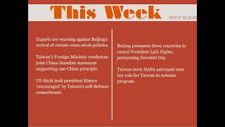 Experts are warning against Beijing’s revival of certain cross-strait policies, Taiwan's Foreign ...