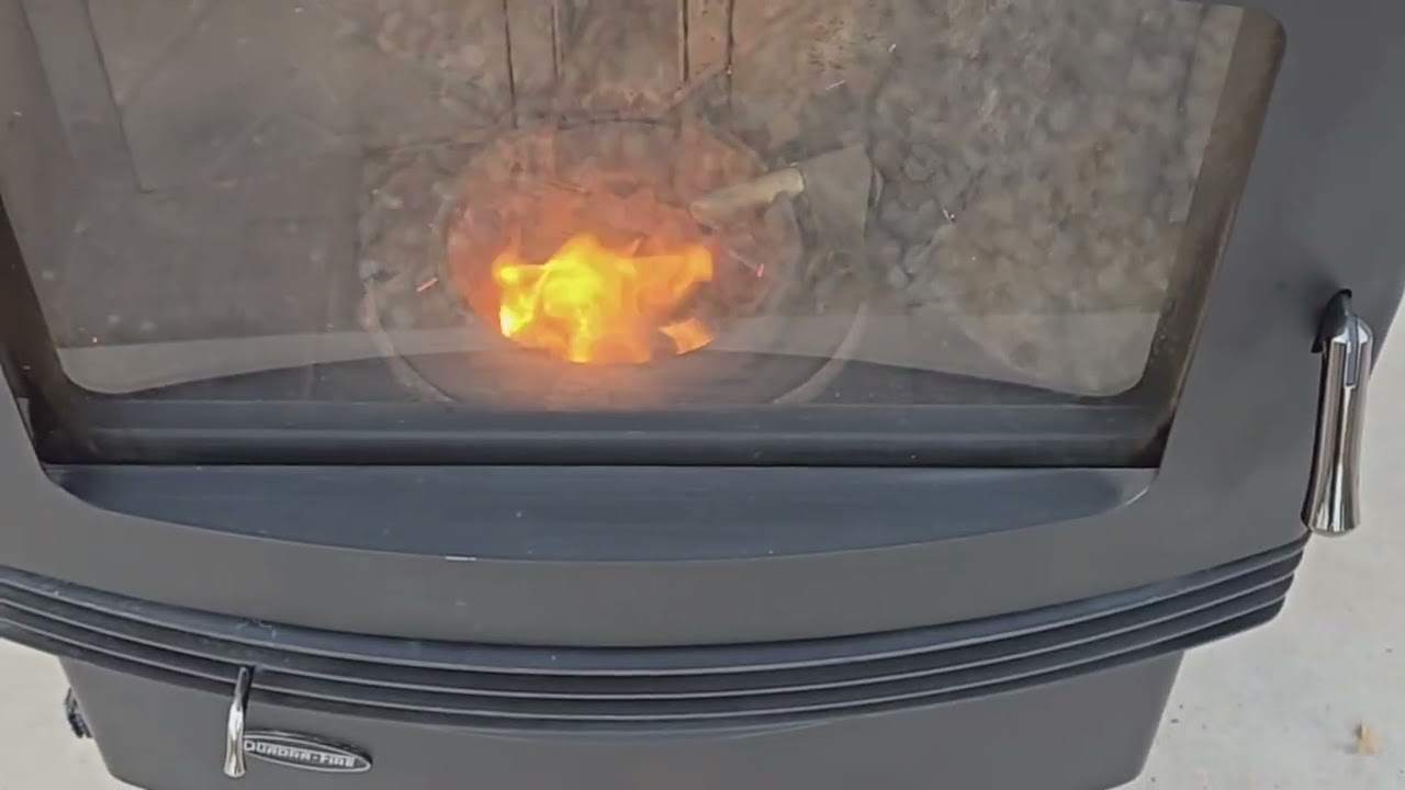 Старая пеллетная печь Quadra Fire Santa Fe