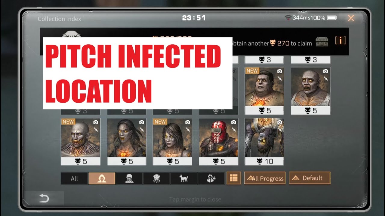 LIFEAFTER PITCH INFECTED LOCATION - INDEX