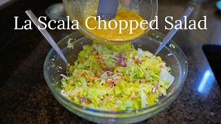 La Scala Chopped Salad Copycat Recipe | Fresh, Hearty Salad with Cheesy, Mustard Vinaigrette
