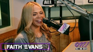 Faith Evans in the Q97.1 studio!